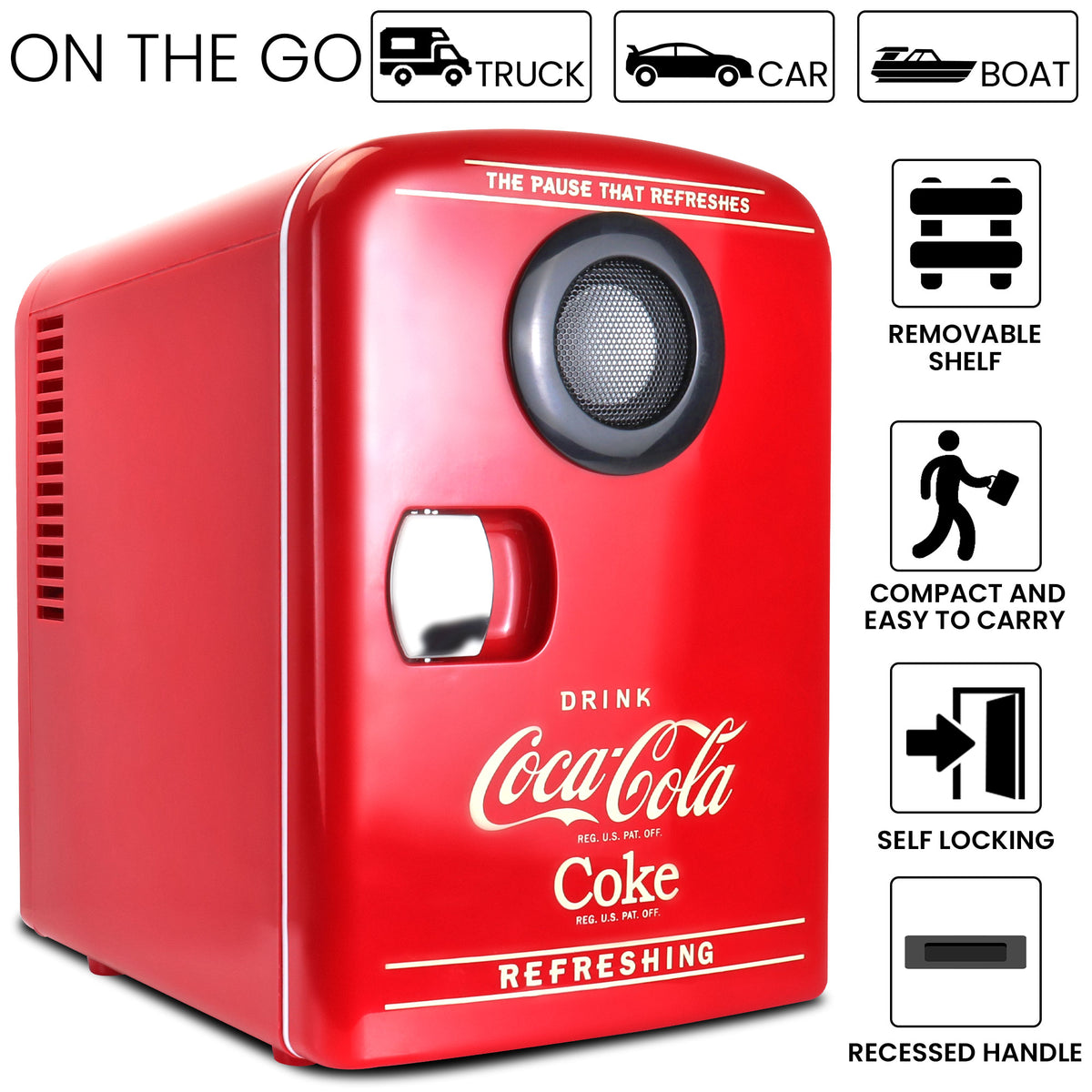 Mini Fridge For Bedrooms 4L